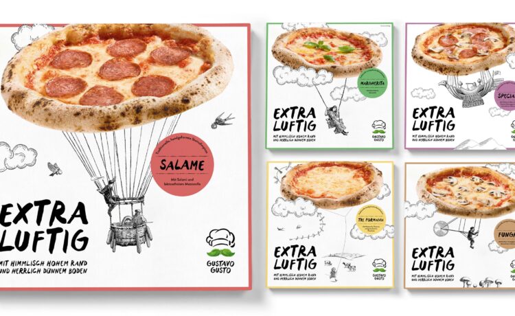 Gustavo Gusto: Premium-Tiefkühlpizzen nun auch im kleineren Format