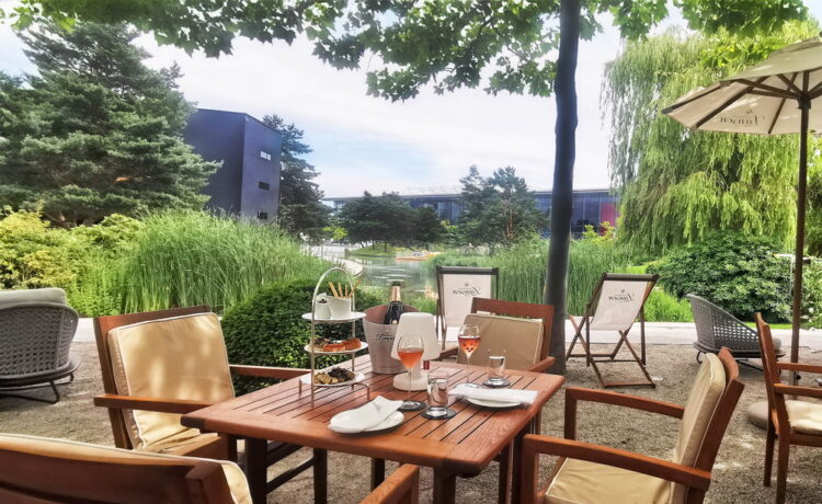 Die Lanson Champagner Terrasse im The Ritz-Carlton, Wolfsburg, Bildrechte Marriott International